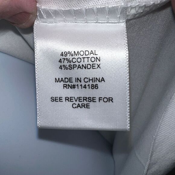 Juicy Couture Smiley Face V-Neck Tee in White (S) - Picture 7 of 8